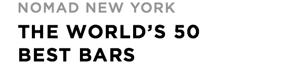 The World's 50 Best Bars